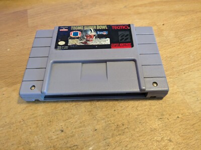 Tecmo Super Bowl Super Nintendo SNES NTSC