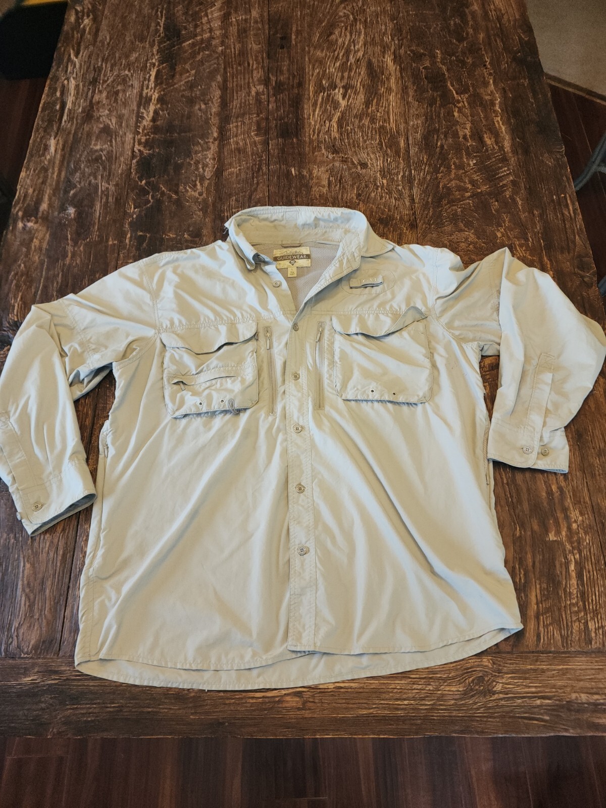 Cabelas Guidewear Vented Fishing Shirt Long Sleeve Me… Gem