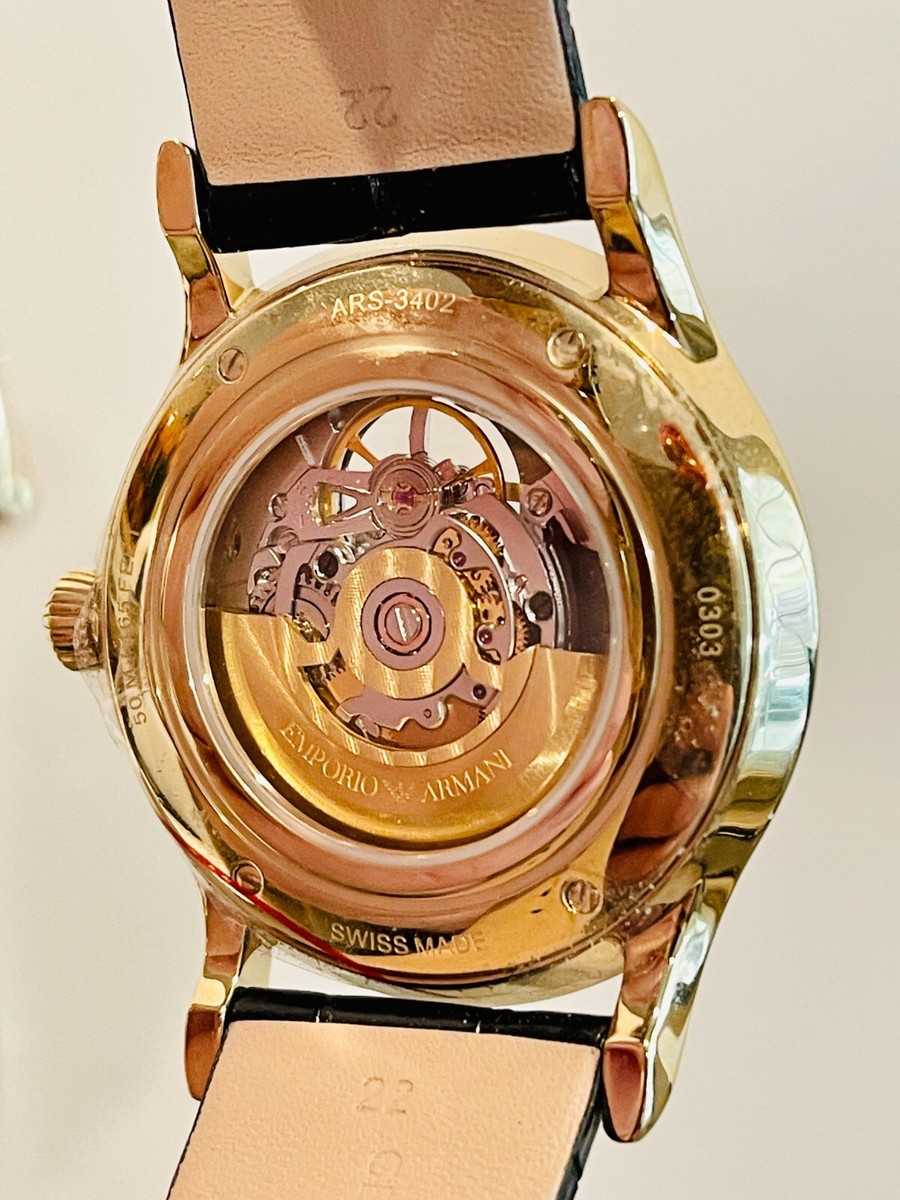 EMPORIO ARMANI | SWISS MADE | AUTOMATIC | MEN'S BLACK
