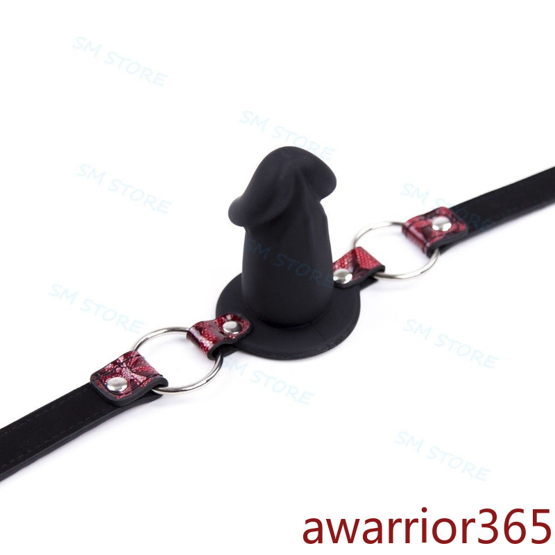 Silicone Open Mouth Gag Plug Roleplay Slave Couples Oral Stuffed Bondage