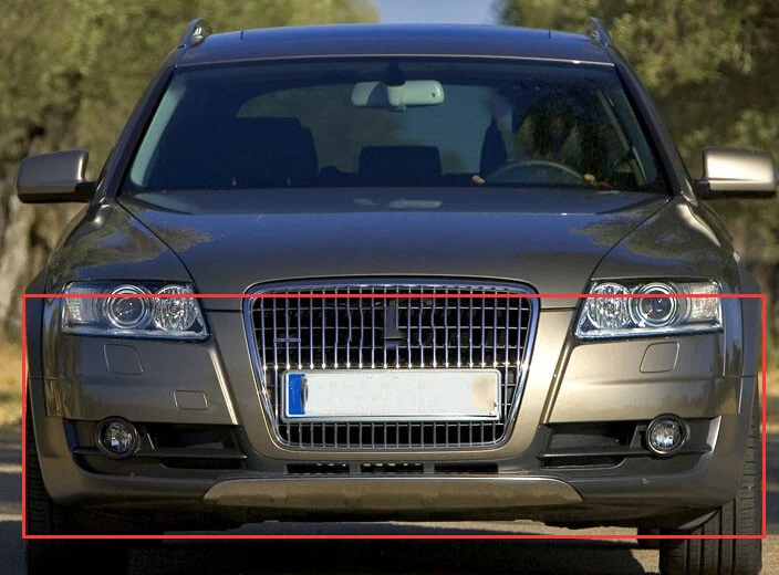 Для 2006-2008 Audi A6 седан загрунтованный передний бампер крышка окончания продажи 4F0807105 - Изображение 2 из 2