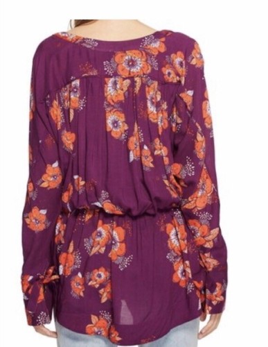 Free People Surplice Top, Größe S, Farbe Pflaume, Neu mit Etikett - Bild 2 von 4