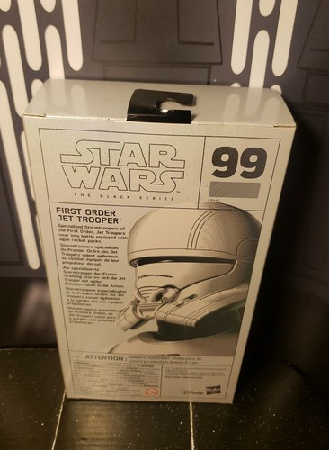 Star Wars Black Series 6 inch Carbonized Jet Trooper Exclusive - Picture 2 of 2