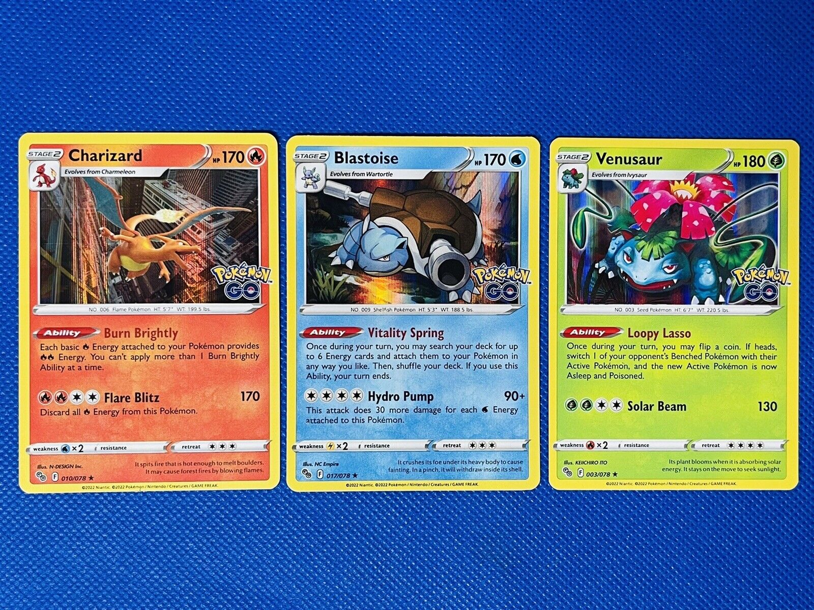 Shadow Charizard Blastoise Venusaur Tag Trio GX Metal Pokemon 