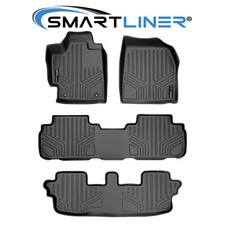 Smartliner Custom Fit Floor Mats 3 Row Liner Set Oem 2008-2013 Toyota Highlander