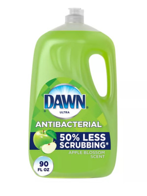 Dawn Ultra AntiBacterial Hand Soap, Apple Blossom Scent, 90 fl. oz.
