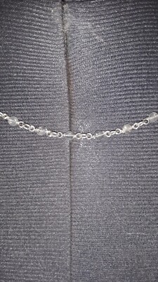 Sterling Silber Labradorit 16'' Halskette Edelstein Geschenk Hochzeit metaphysisch