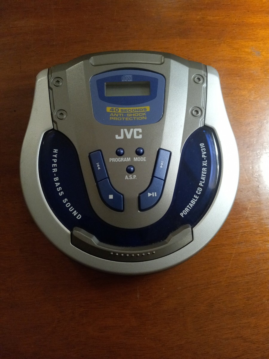 JVC XL-PV310 Anti-Shock Hyper Bass Portable CD Player-Non