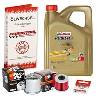 Honda NC 750 X Mit DCT (RH09) 21-23, Castrol 10W40 ÖL + K&N Racing ÖLfilter Set