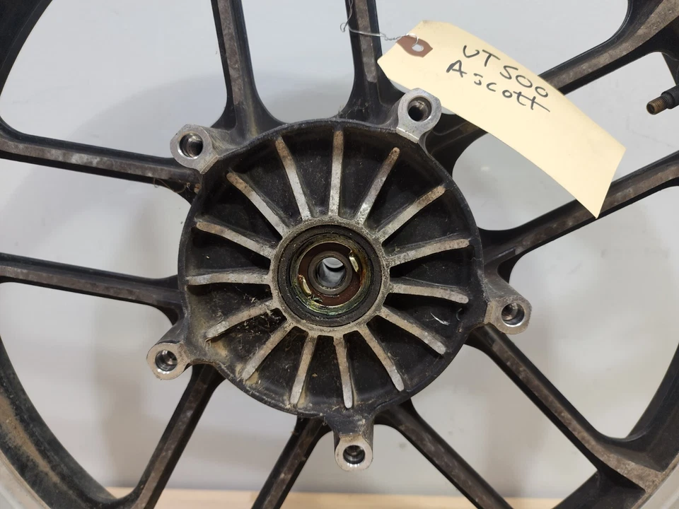 Honda Ascot 500 1983 1984 OEM rueda delantera 44650-MF5-305 MH75 Foto 2 de 4