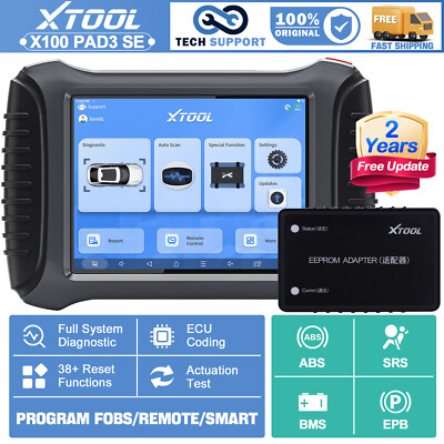 XTOOL X100PAD3 SE Advanced Diagnostic Scanner Bidirectional Key Programming Tool