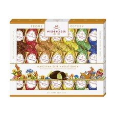 Niederegger Marzipan Eier Variationen in Schokolade 7-fach sort 262g