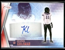 Khari Coleman Auto AU 2022 SAGE TCU Horned Frogs