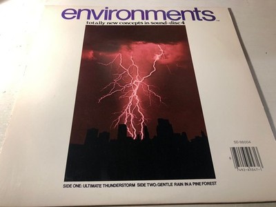 Environments 4: Ultimate Thunderstorm / Gentle Rain (1979) Vinyl Record SD66004