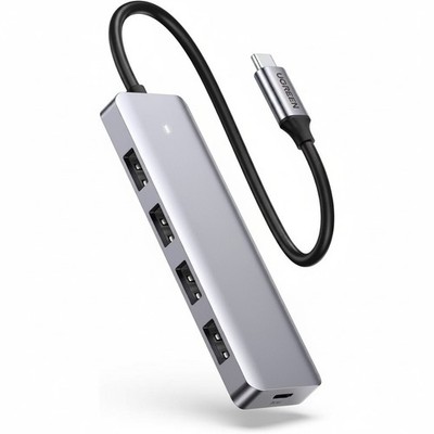 USB C Hub 4 Ports USB 3.0 Adapter Stromversorgung Tragbar Kompatibel