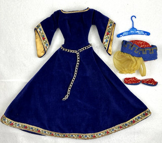 VINTAGE 1960's MATTEL BARBIE LITTLE THEATRE GUINEVERE #0873 OUTFIT