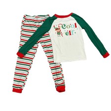 Jammies For Families Cool Elf Christmas Holiday Pajamas Boys Size 6