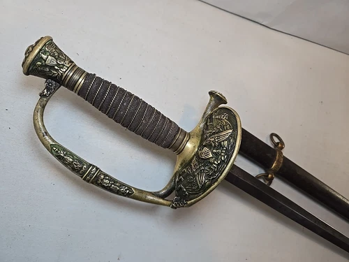 Civil War M1860 Staff & Field Officers Sword w/Scabbard