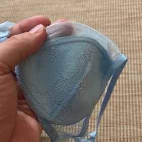 La Perla Sky Blue Lace Bra Size XS