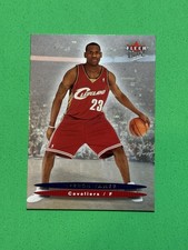 2003-04 Fleer Ultra LeBron James Rookie Card #171 Cleveland Cavaliers. rookie card picture