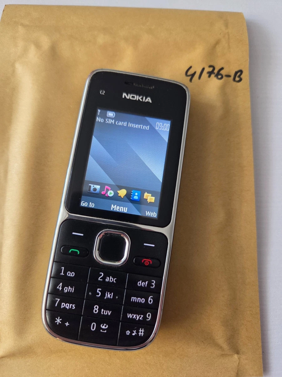 Nokia C2-01 Black / Black H3G Compact mobiele telefoon zonder simlock