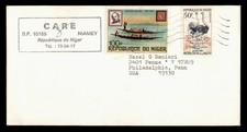 DR WHO 1983 NIGER 100F NIAMEY TO USA w24951