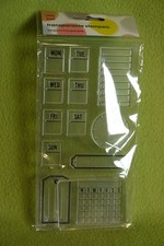 Scrapbooking - Clear Stamps - mit Stempelblock - Journaling