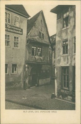 Ansichtskarte Alt-Jena Das Immische Haus Jena  (Nr.9801)