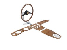 Fiat 124 Spider Wooden Set Steering Wheel 66-78 5-instruments Fiat 124 Spider Wooden Set Steering Wheel 66-78 5-instruments