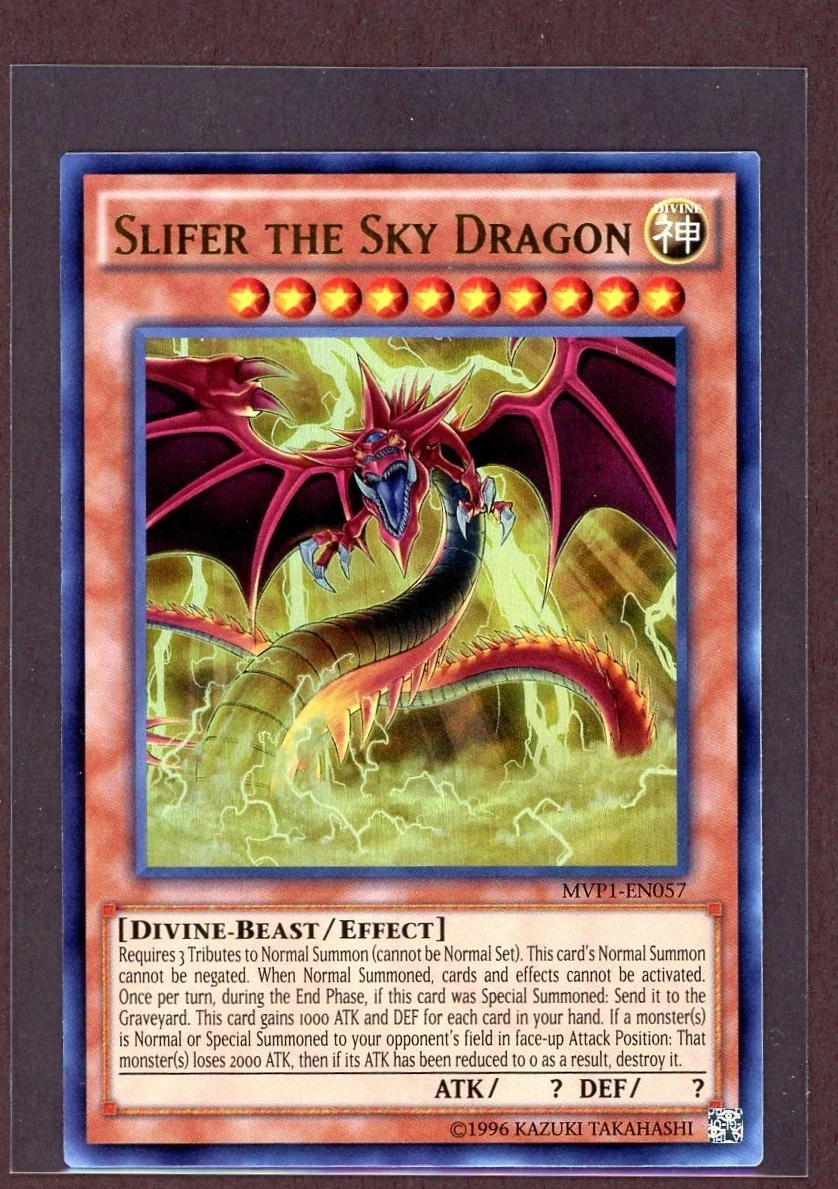 Slifer The Sky Dragon Konami Yu-Gi-Oh! TCG Ultra Rare Individual