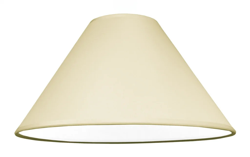 Lampshade Peach 14"" Coolie Cotton 355mm