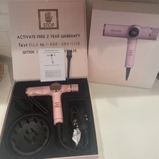 PINK Ella Bella Effortlessly Glam Blow Dryer - Hair Dryer; Box Damage