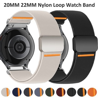 20/22mm Magnet Nylon Armband für Huawei Watch 4 3 Pro GT 6 GT 5 GT 4 3 2 2e 46mm