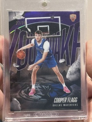 2025-26 Topps Chrome - Youthquake Cooper Flagg #YQ-1 Purple Refractor /75 (RC)