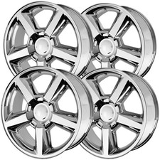 Set Of 4 Oe Concepts C01 Ltz 26x10 6x5.5 24mm Chrome Wheels Rims 26 Inch