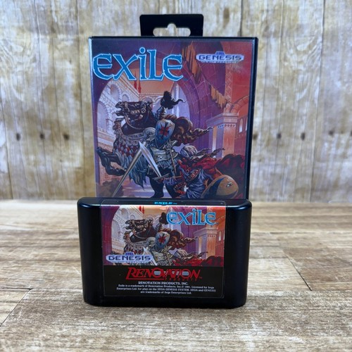 Exile Sega Genesis Spiel & Hülle Original - GETESTET - Kein Handbuch - KOSTENLOSER VERSAND🚚