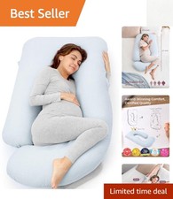All-in-One U Shaped Pillow for Pregnancy - Perfect Support for Every Position