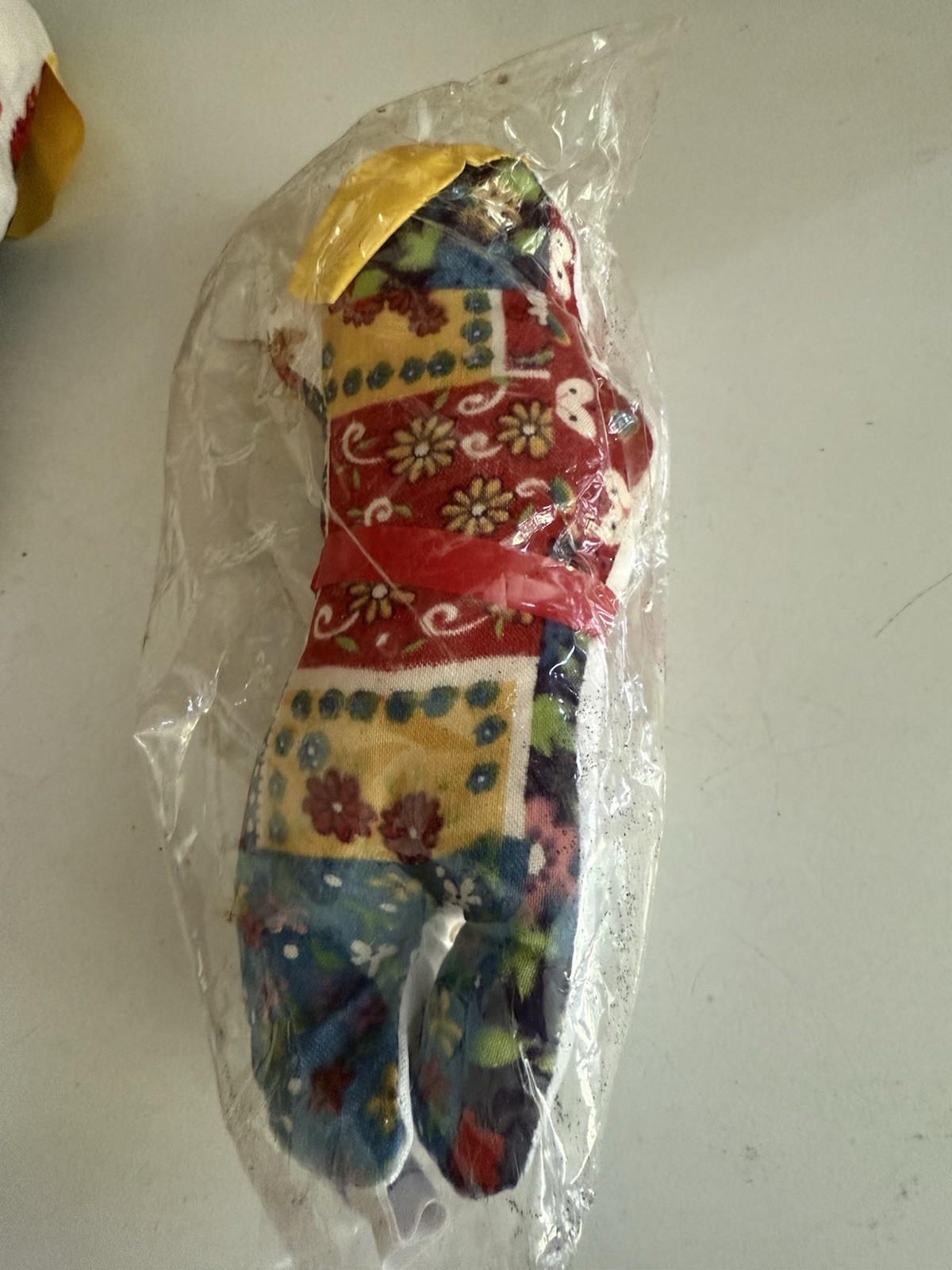 Vintage Carnival Fair Prize Stuffed DOGS 7" Print/plastic ears  LOT OF 2 Etone