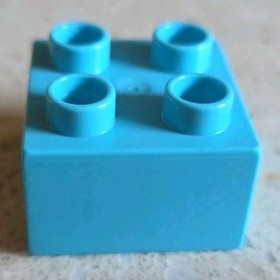 LEGO DUPLO - CELESTIAL BRICK WITH BLUE STEREO - 10529 - TRUCK - VINTAGE - USED