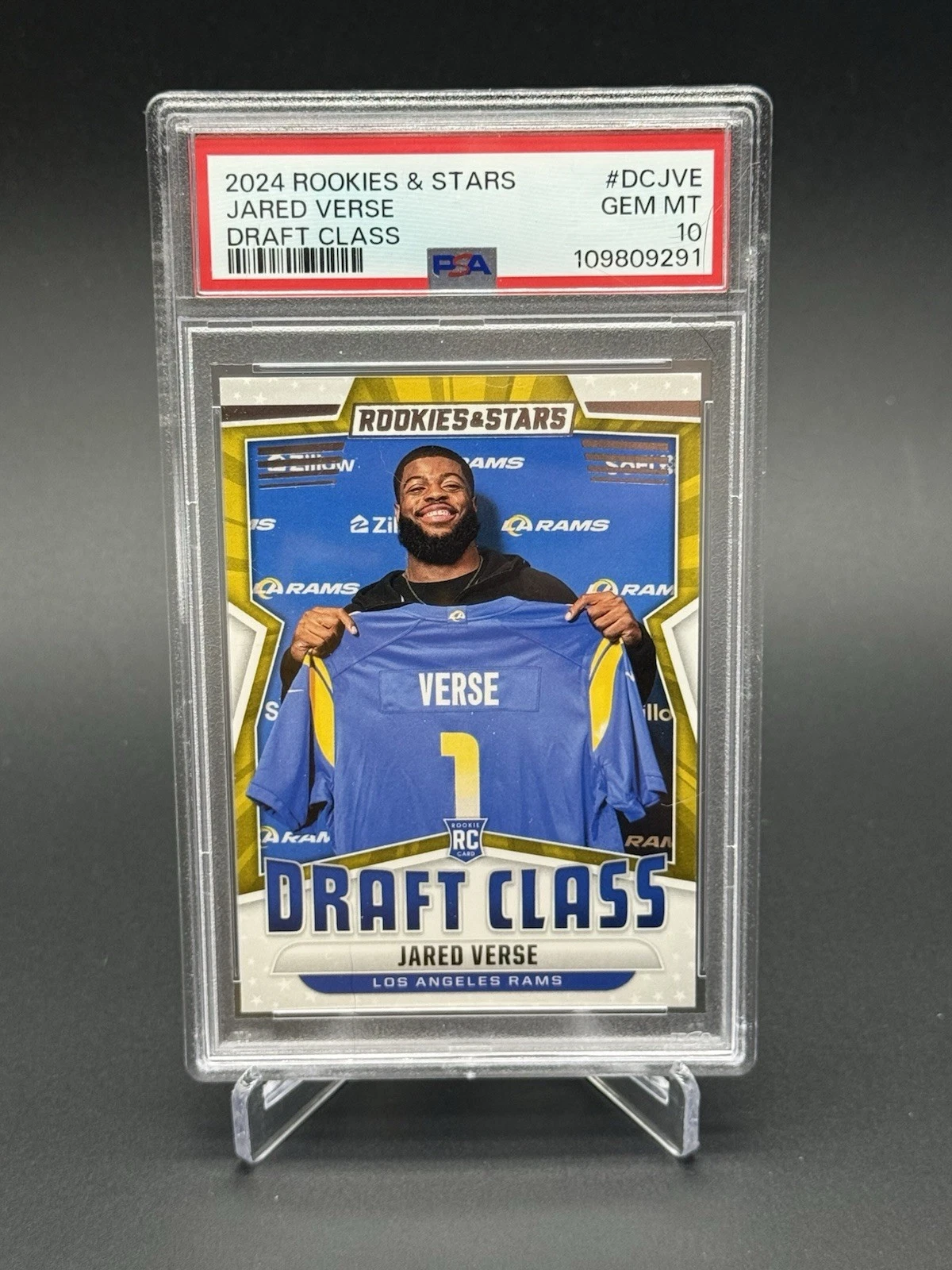 Jared Verse Panini Rookies & Stars Draft Class #DCJVE Base