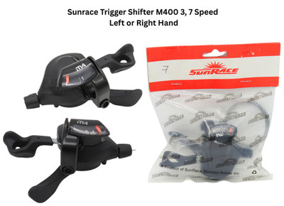 SunRace Trigger Schalthebel M400 Doppelhebel 3, 7 Gang Ganganzeige links oder rechts