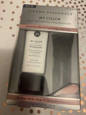 Jerome Alexander My Color Medium Self Adjusting Foundation Skincare Actives NEW