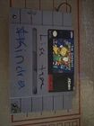 The Simpsons Bart's Nightmare Super Nintendo SNES Used Good Condition