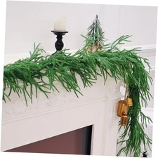 PCS 9FT Christmas Garland Norfolk Pine Garland Real Touch 9FT Normal 2