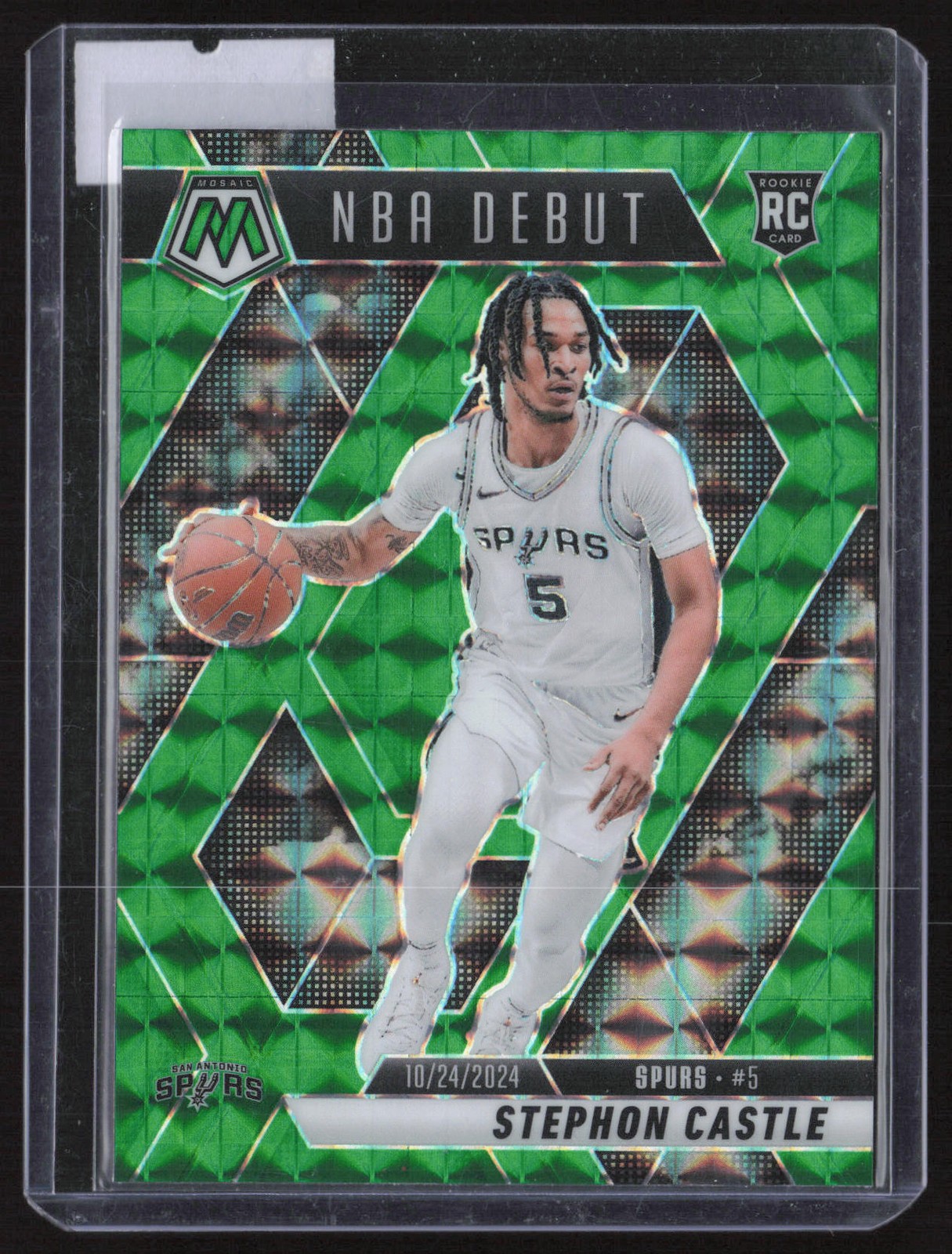 Stephon Castle 2024-25 Panini Mosaic Green Mosaic #267