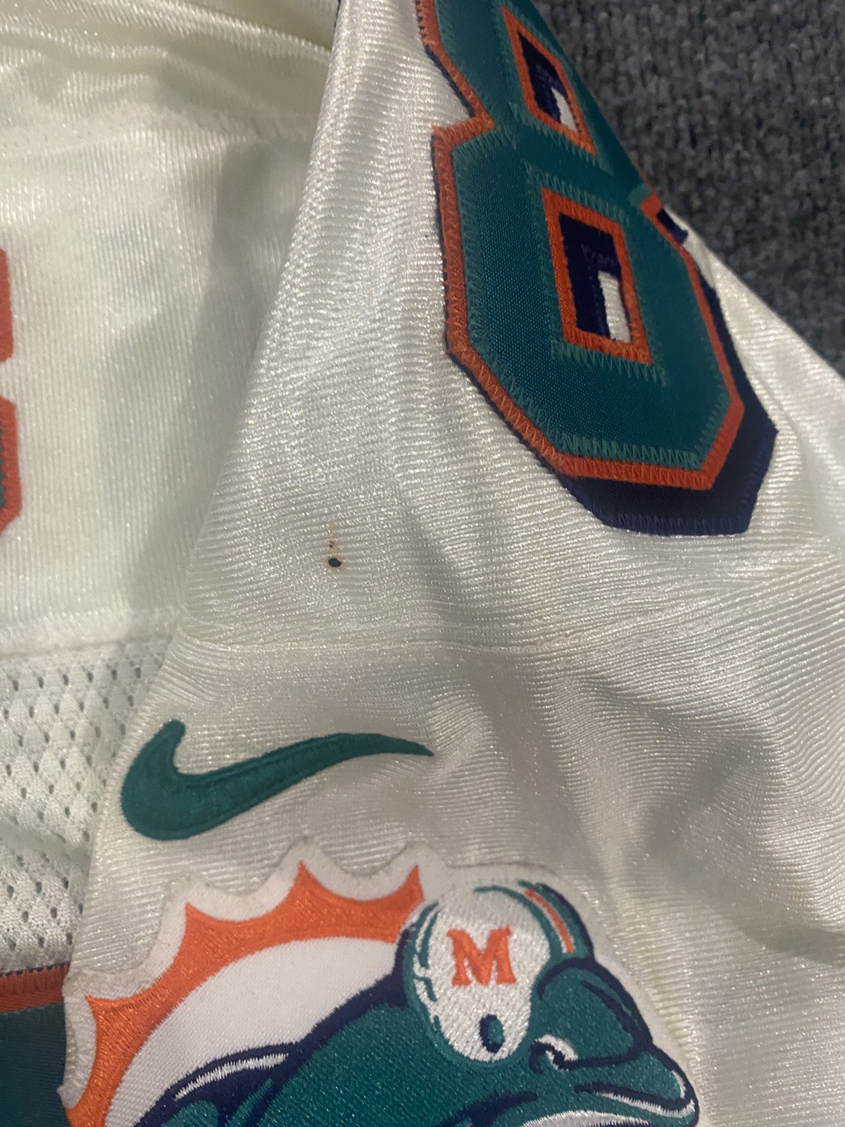 RICHMOND WEBB MIAMI DOLPHINS SIGNED AUTHENTIC NIKE FOOTBALL JERSEY JSA Texas A&M