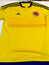 Adidas Climacool Colombia 2018 World Cup Home Jersey Mens Medium Yellow Black