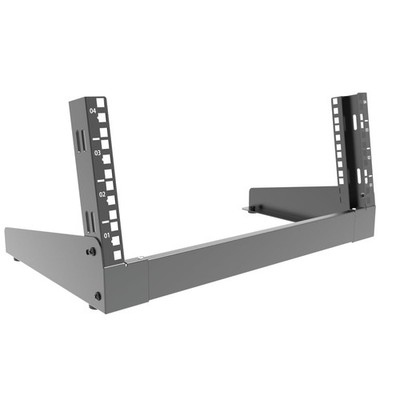 JINGCHENGMEI 4U Desktop Network Rack 19 inches Small Open Frame Rack