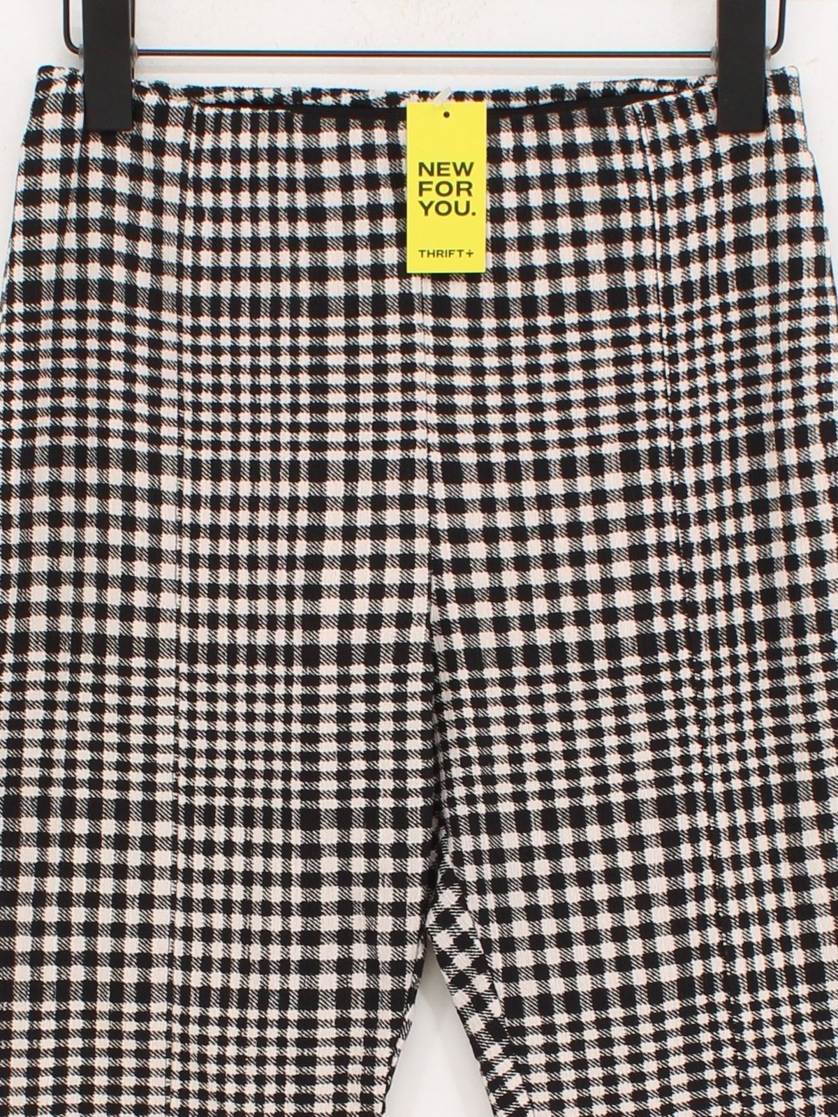 ALTRA Leggings donna New Look UK 10 nero a quadri 100% altro jegging