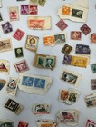Vintage Worldwide Off Paper Postage Stamp Kiloware Lot on Paper USA — photo 7